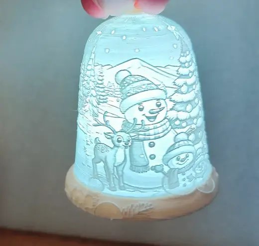 Lighted Bell - Winter decor A1M