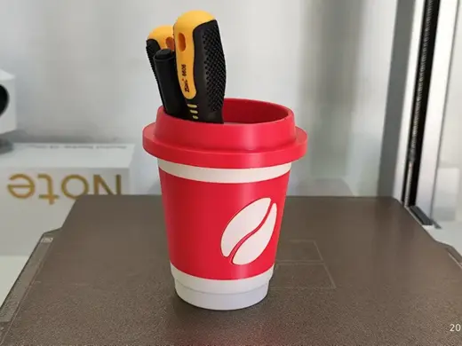 咖啡杯笔筒