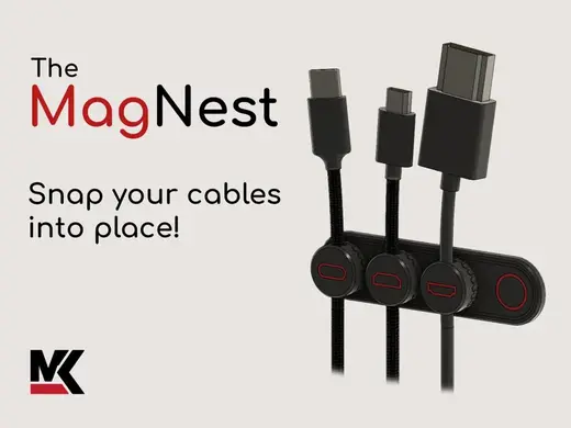 The MagNest - a magnetic cable organizer