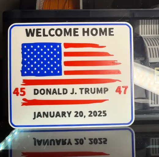 DONALD J. TRUMP WELCOME HOME