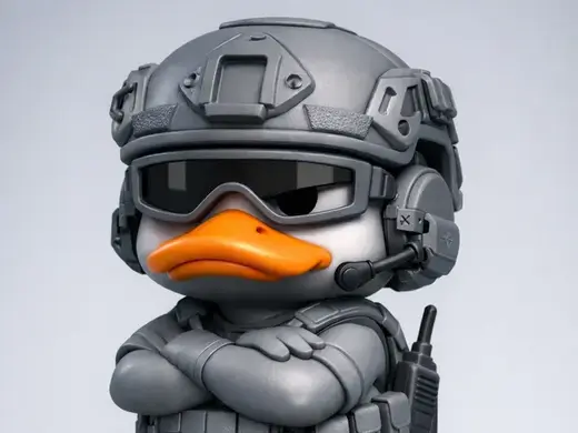 Quack Ops – Tactical Duck Keychain