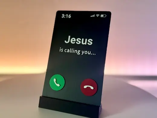 Jesus Is Calling You – Funny Bookshelf Decor