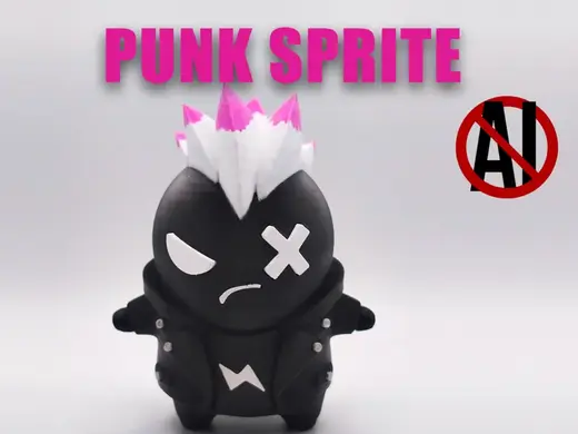 Fortnite PUNK SPRITE (NO AMS / AMS MULTICOLOR)