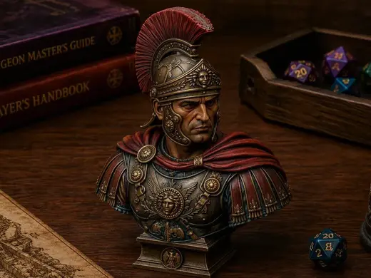 Busto fantasy-storico di un Centurione Romano
