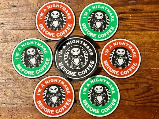 NBC - Jack Skellington Coaster Set with Holder