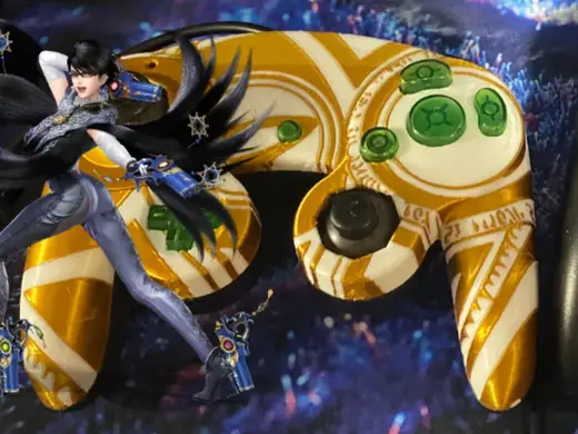 Gamecube GCC Bayonetta Themed Top Case
