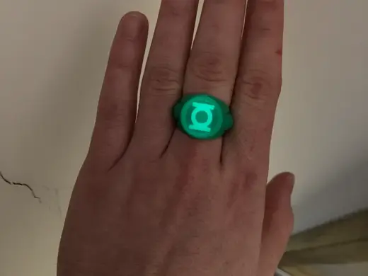 Green Lantern Ring Glow in the Dark
