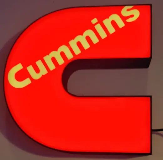 Cummins Logo LED Lightbox
