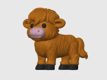 Adorable Highland Cow