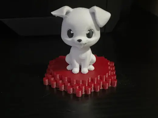 Printmon Hund – süße Chibi-Figur für den 3D-Druck