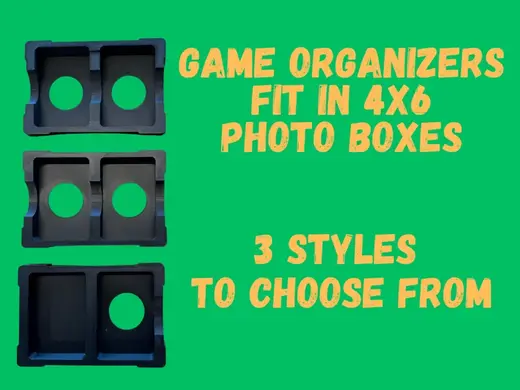 Card Game Organizers - For 4x6 Photo / Craft Caddy