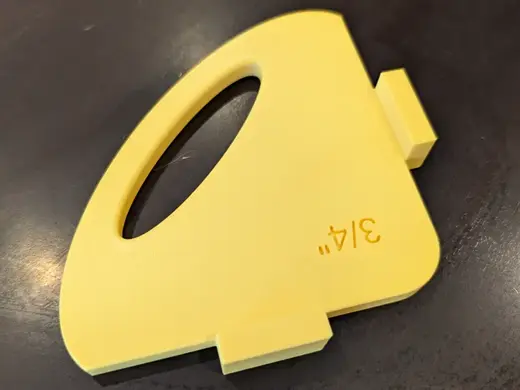 Rounded Corner Router Template