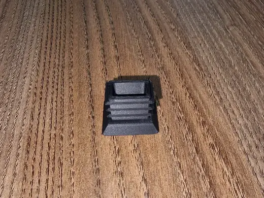 Rectangular Tube End Cap – 24 × 19 × 19 mm