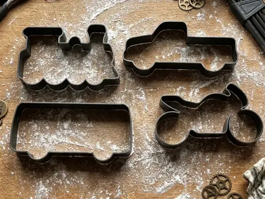 Set of Vehicles cookie cutter