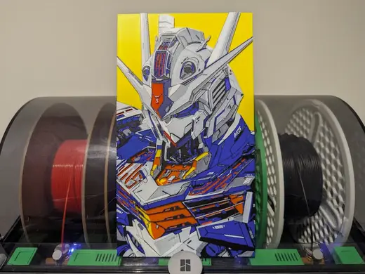 Gundam Aerial Hueforge (Art by Yumesan)