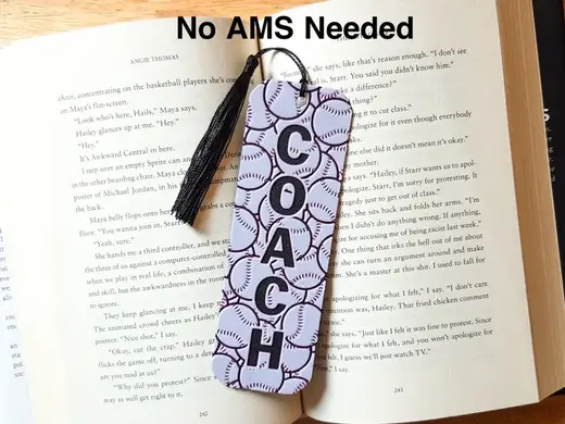 Bookmark, Baseball Coach, Hueforge