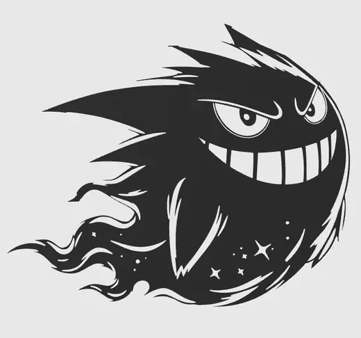 Gengar Wallart
