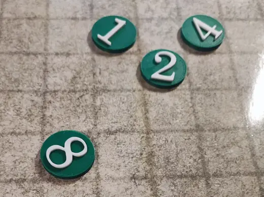 Pedine Numerate D&D