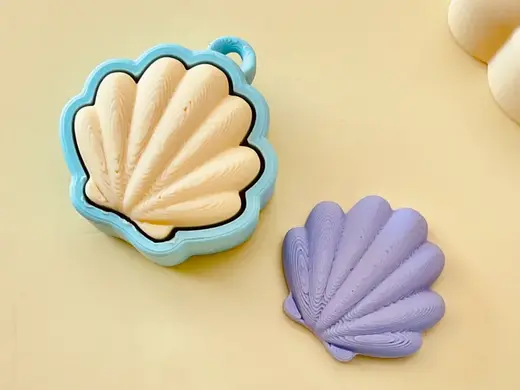 Sea Shell — Fidget Clicker Keychains