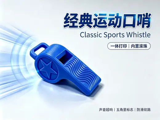 经典运动口哨 滚珠版本 超响
