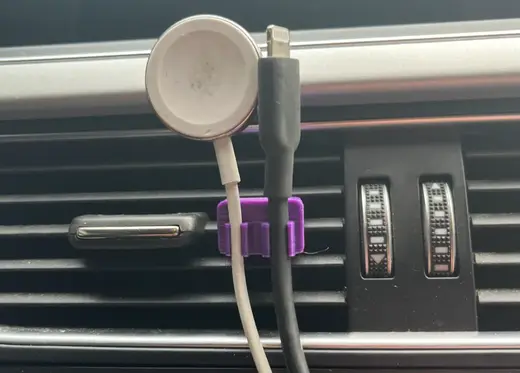Multi-Size Car Vent Cable Holder