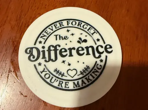 Thank You Coaster - You Make A Difference