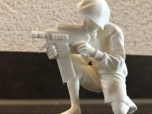 Gangster mit Gewehr