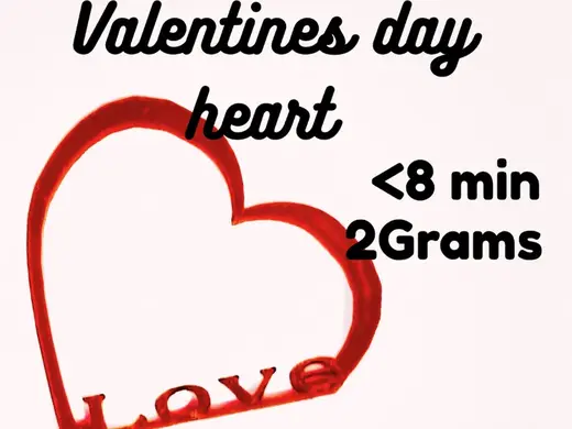 quick valentine's day heart