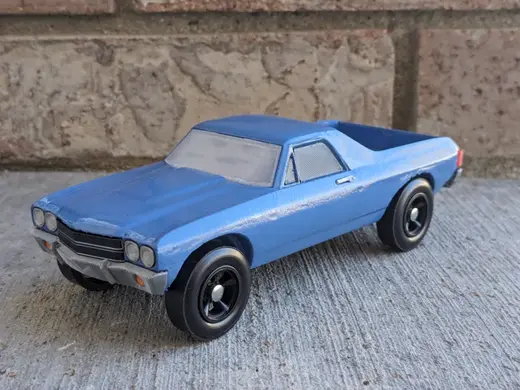 1970 Chevrolet El Camino (Pinewood Derby Car Shell)