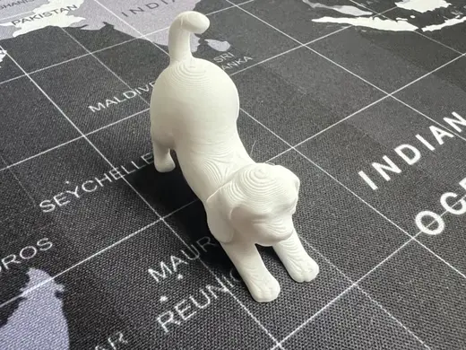 Playful Stretching Puppy - Desk Companion