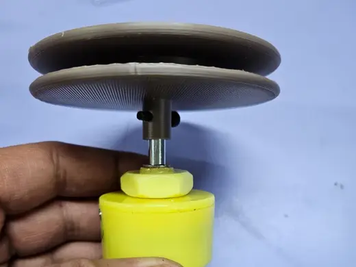 DC Motor Hoist Pulley – 6mm Shaft Compatible