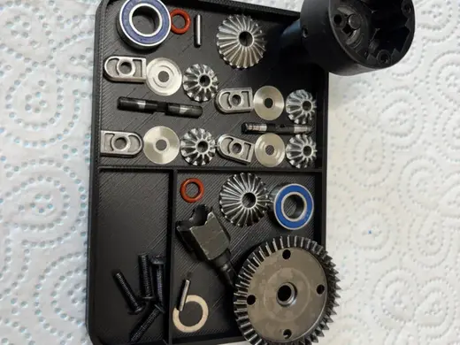 RC diff rebuild tray