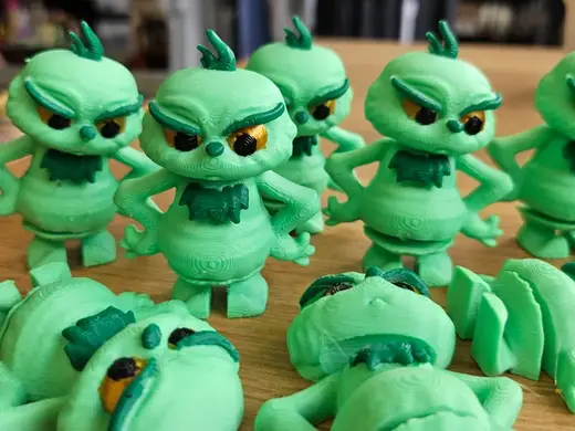 Grinch micro hero articulating mini flexi figure