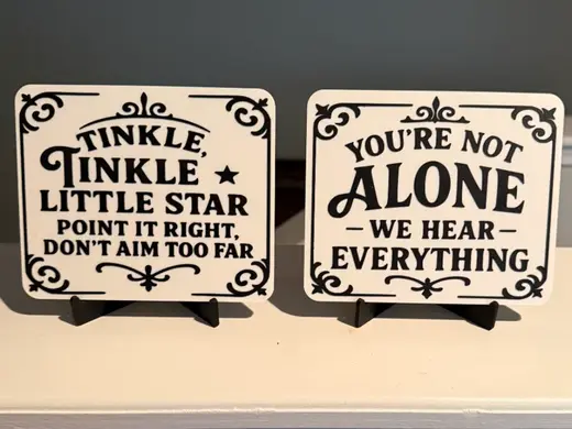 FUNNY BATHROOM HUMOR SIGNS