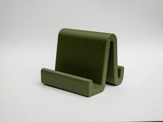 Ribbed Phone & Tablet Stand — Desk Organizer