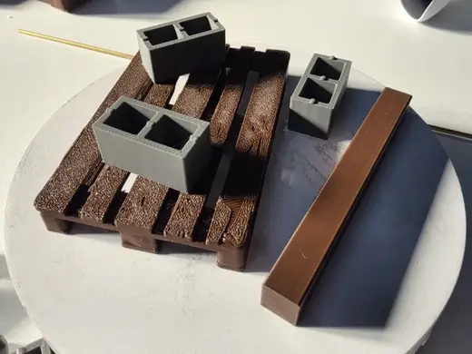 Pallet of Hollow Bricks / Construction Blocks