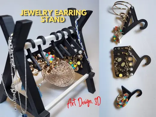 Jewelry Earring Stand + Hanger