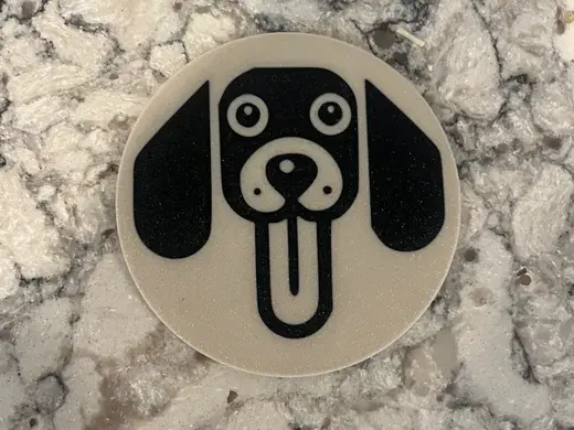 Dachshund Wiener Dog Face Coaster