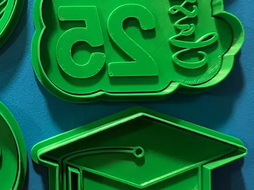 Graduation cap class of 2025 2026 cookie cutter