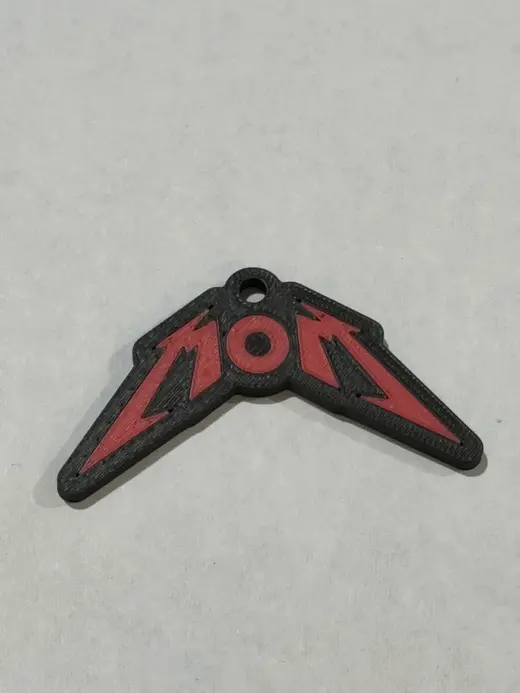 Metallica Mom Keychain