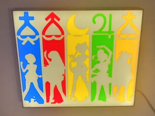 Sailor Moon Art LED Lightbox