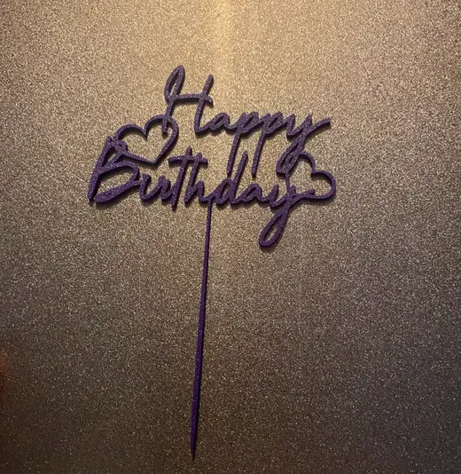 happy birthday cake topper
