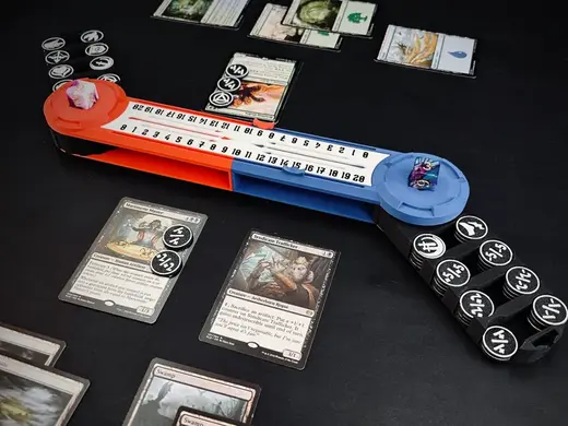 Life Counter & Token Holder – Compatible with MTG