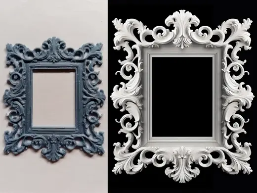 Cornice fregio decorativo barocco