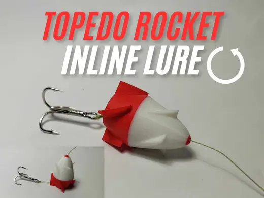 Topedo inline spinning Lure/bait