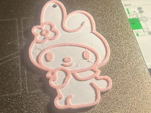My Melody inspired AI generated character
