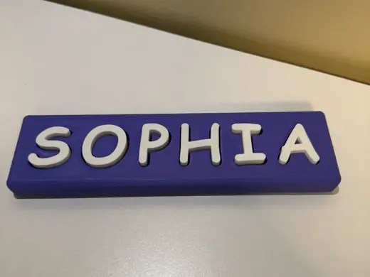 SOPHIA - Name Puzzle