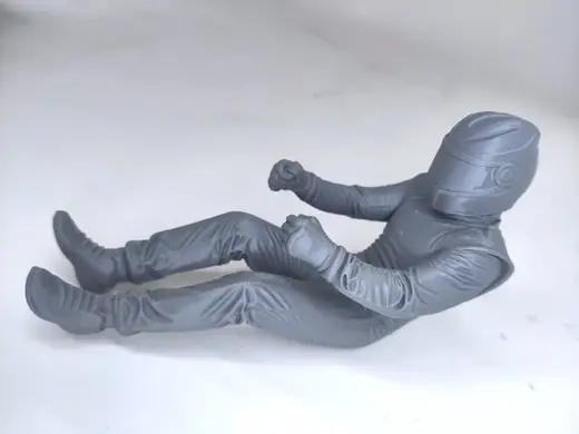 Race car driver male figure 1:10
