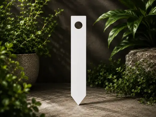 Plant Label With Hanging Hole