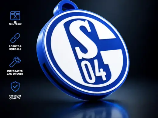 Schalke 04 Schlüsselanhänger / Dosenöffner